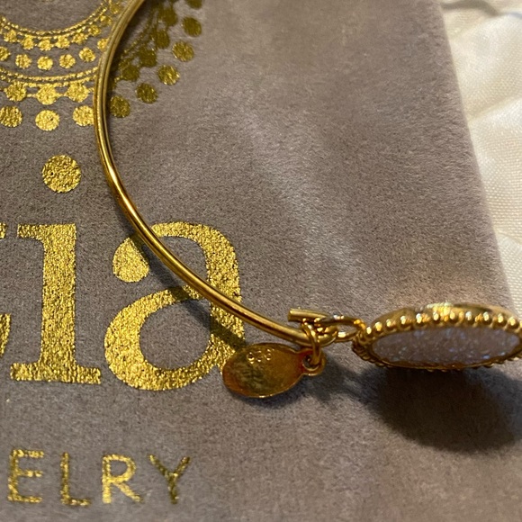 Stia jewelry gold plated .925 ster. druzy bracelet - Picture 2 of 3